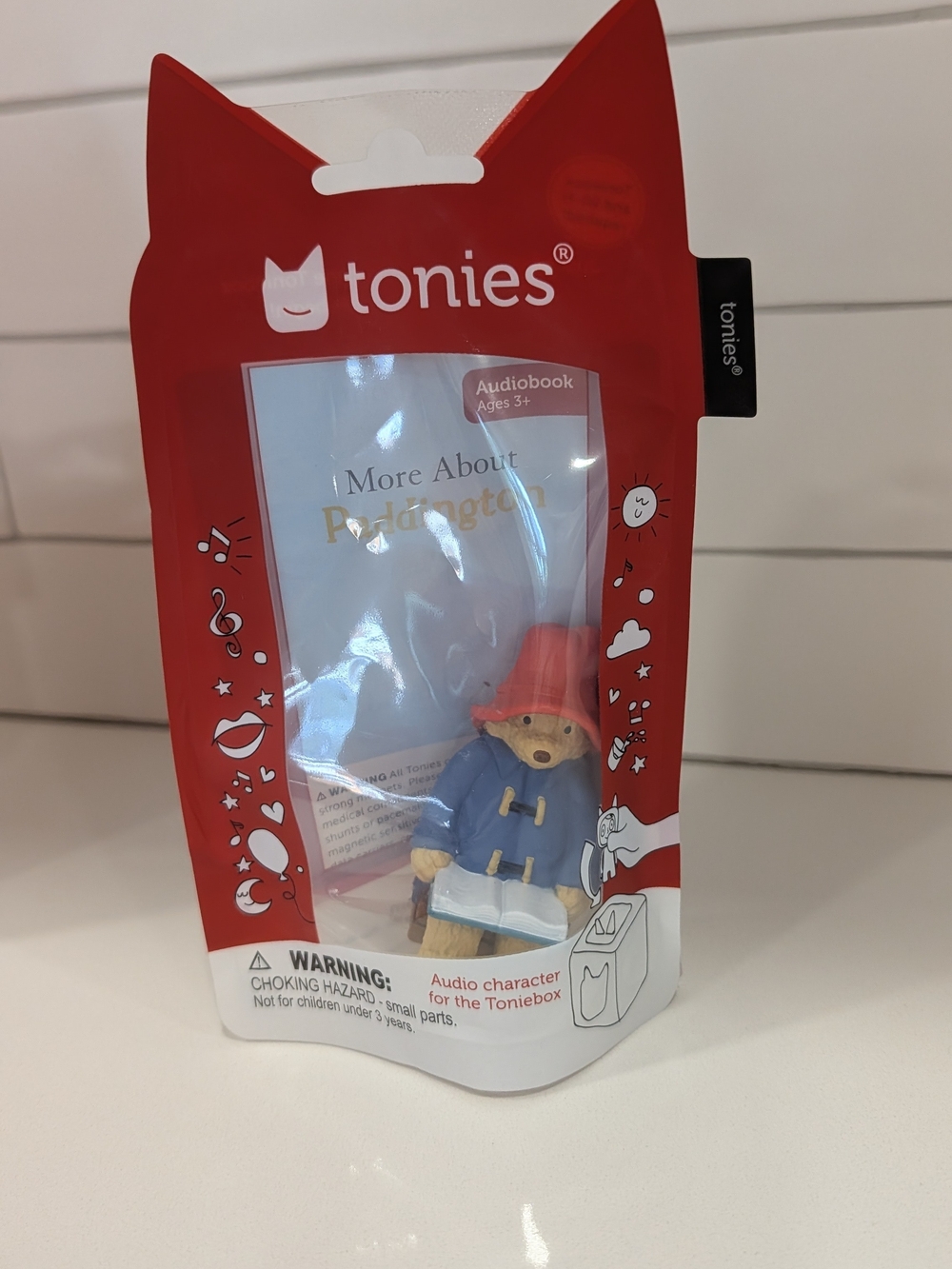 Tonies Paddington Bear Audio Character - Red and Blue